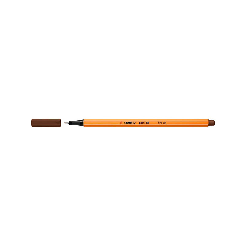 Stabilo Point 88 Μαρκαδόρος 88/45 Brown 0.4mm