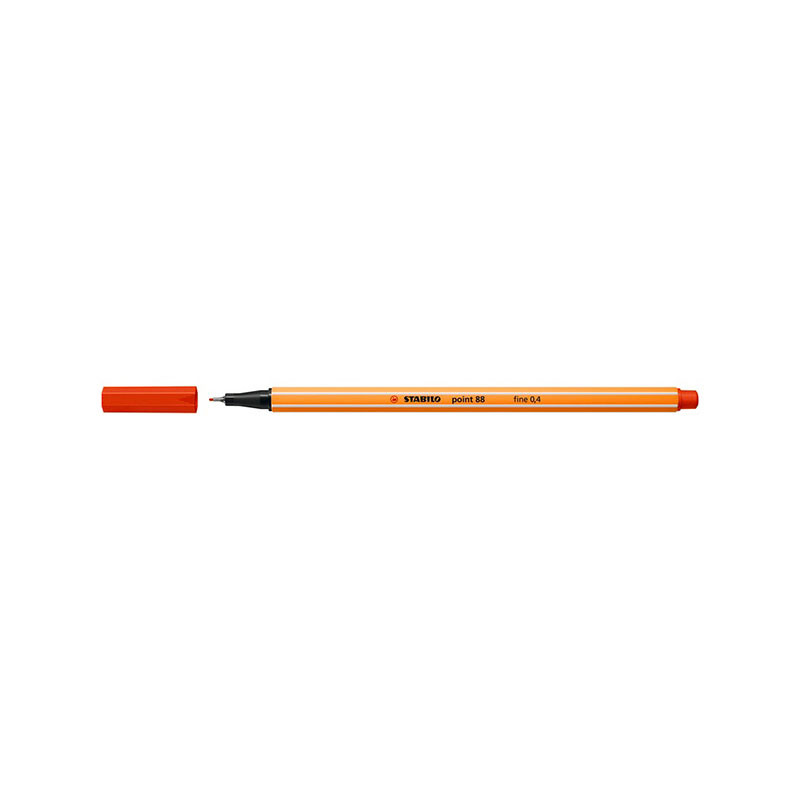 Stabilo Point 88 Μαρκαδόρος 88/48 Light Red 0.4mm