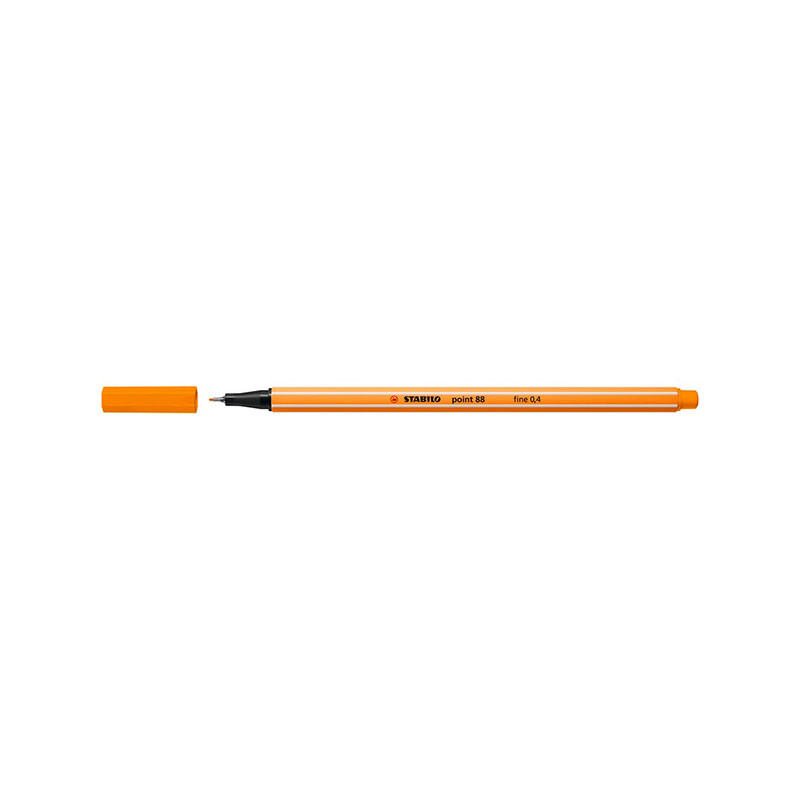 Stabilo Point 88 Μαρκαδόρος 88/54 Orange 0.4mm
