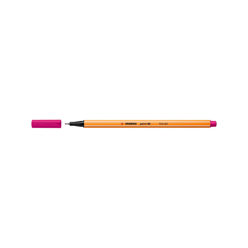 Stabilo Point 88 Μαρκαδόρος 88/56 Pink 0.4mm