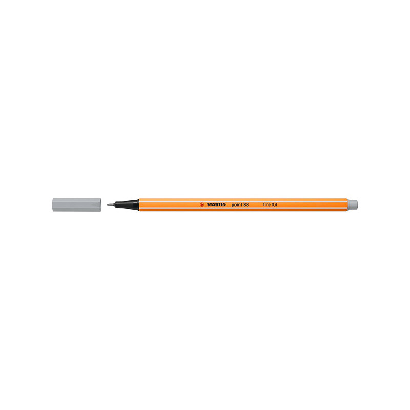 Stabilo Point 88 Μαρκαδόρος 88/94 Light Grey 0.4mm