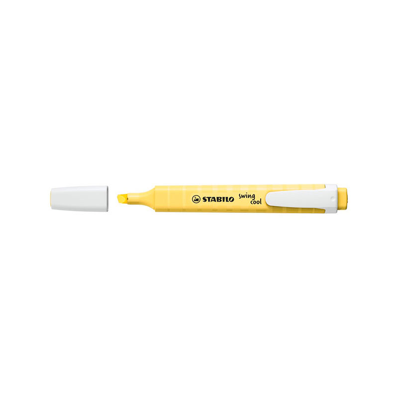 Stabilo Swing Pastel Μαρκαδόρος Υπογράμμισης 275/144 Yellow 4mm