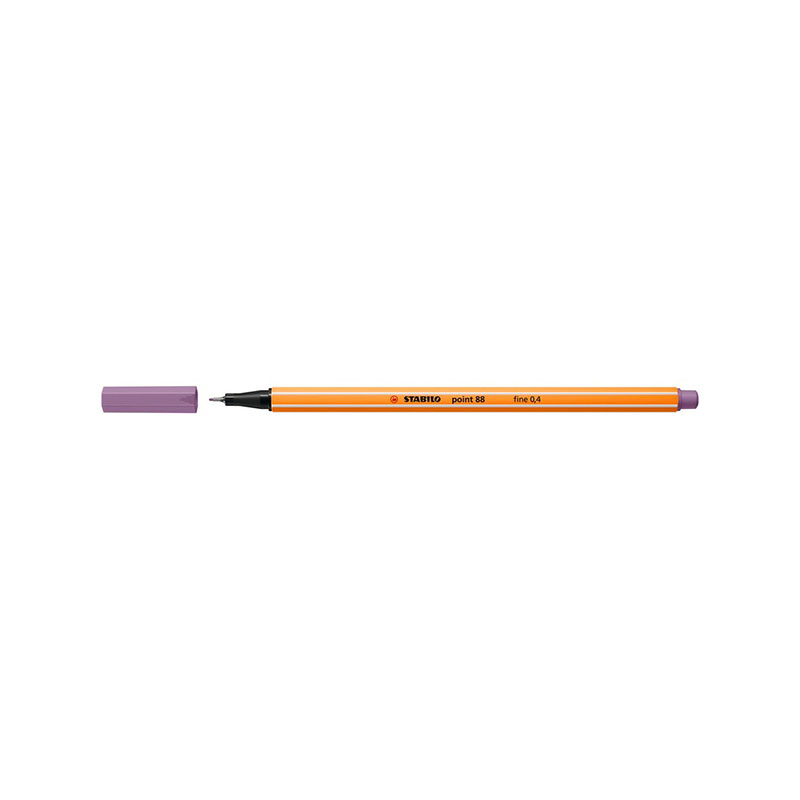 Stabilo Point 88 Μαρκαδόρος 88/62 Grey Violet 0.4mm