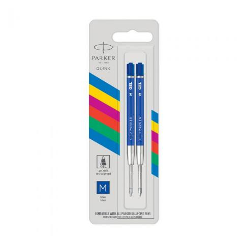 Parker Gel Economy Ανταλλακτικό Medium Μπλε (Σετ 2τμχ.)