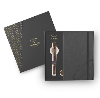 Parker IM Mono Blue Σετ Στυλό & Notebook (Δώρο Mαύρη Θήκη) Burgundy