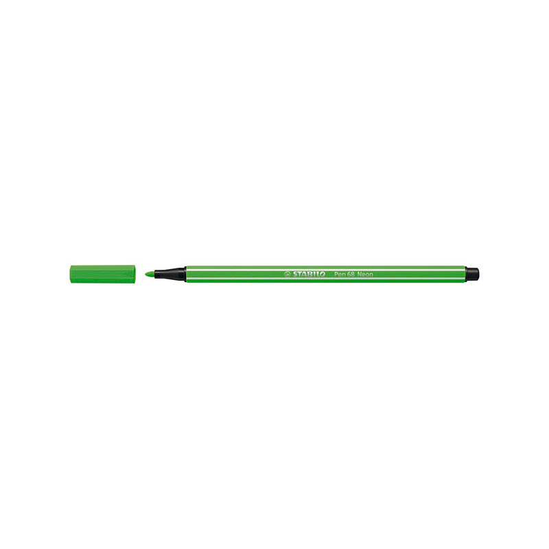 Stabilo Μαρκαδόρος Pen 68/033 Fluo Green 1mm