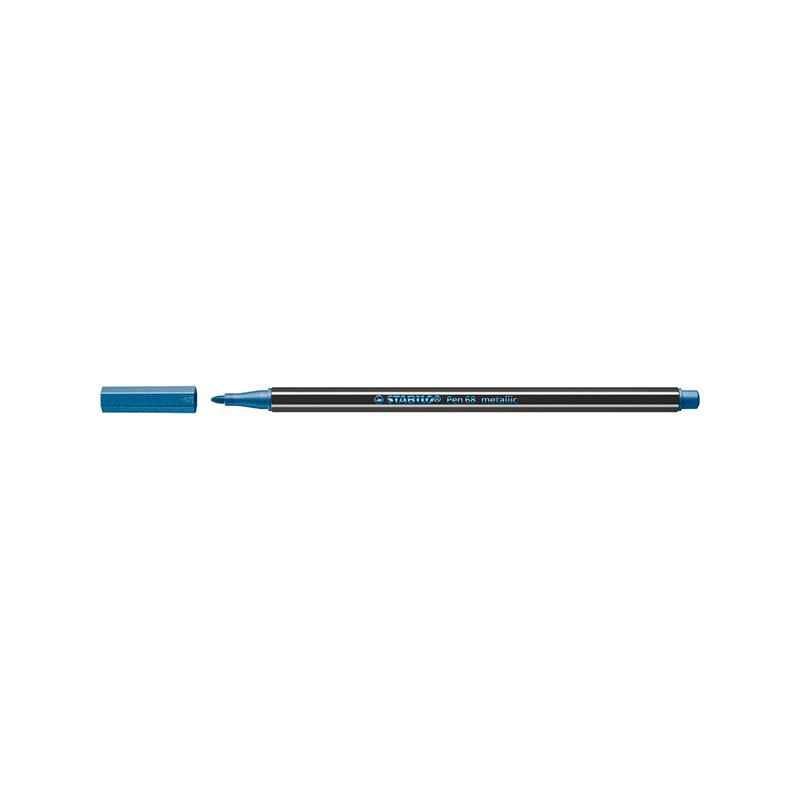Stabilo Μαρκαδόρος Pen 68/841 Metallic Blue 1.4mm