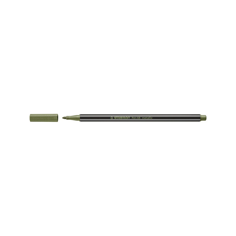Stabilo Μαρκαδόρος Pen 68/843 Metallic Light Green 1.4mm