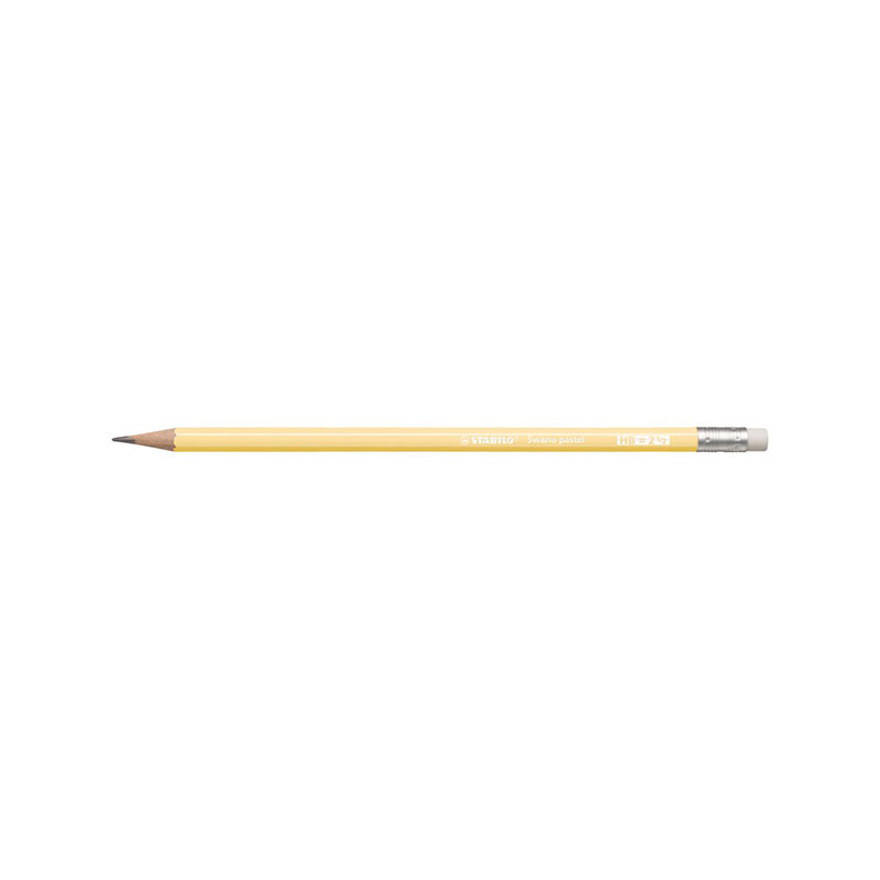 Stabilo Μολύβι Pastel 4908/01 με γόμα Pastel Yellow