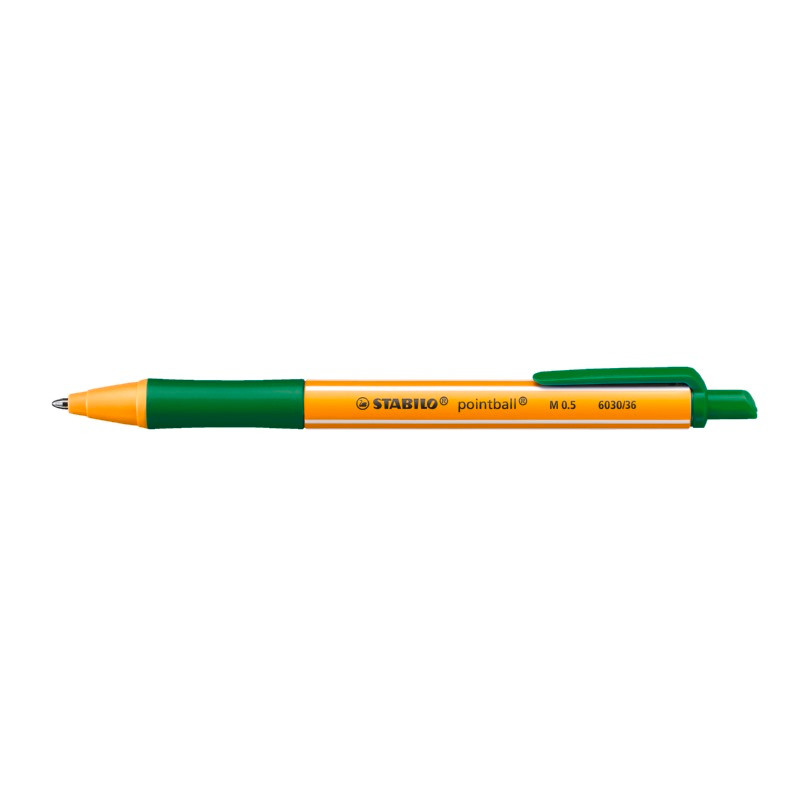 Stabilo Στυλό Pointball 6030/36 Green 0.5mm