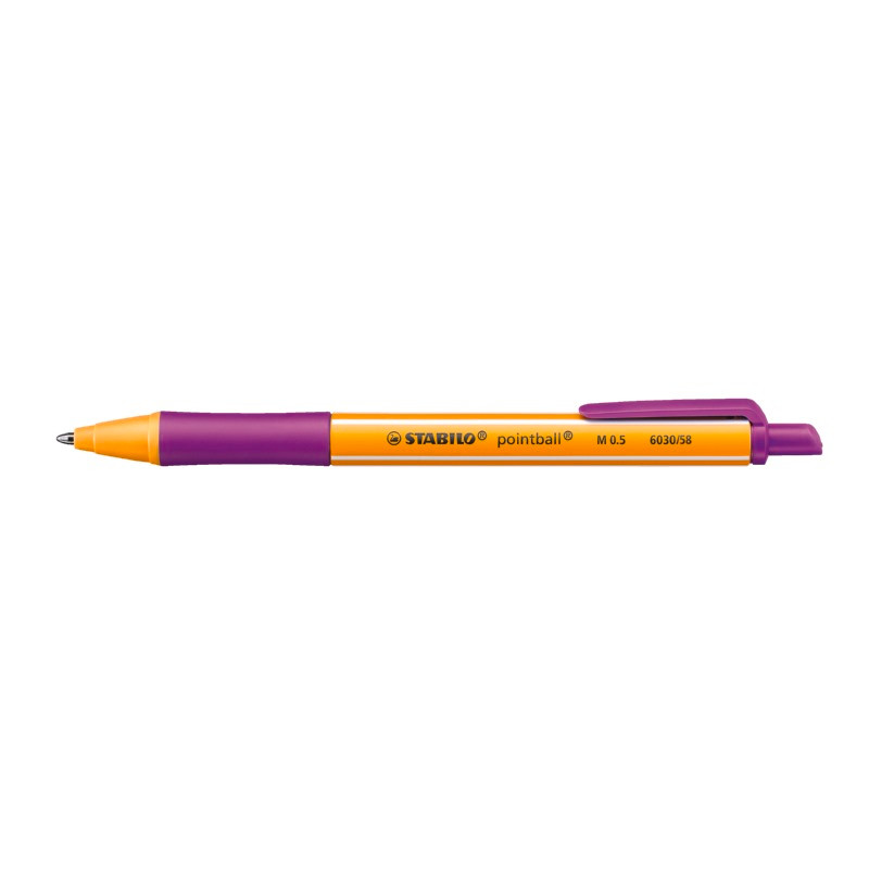 Stabilo Στυλό Pointball 6030/58 Lilac 0.5mm