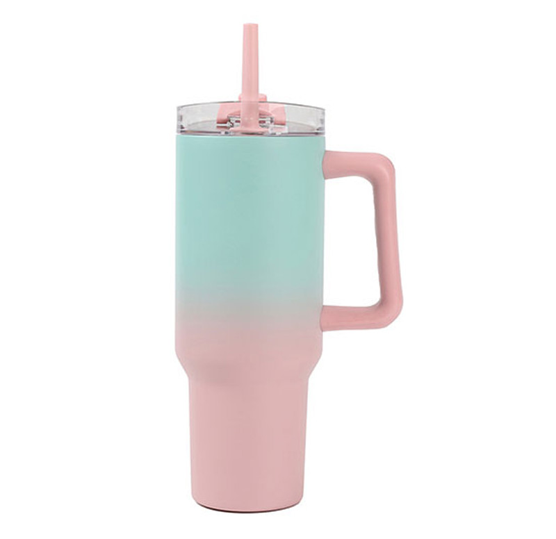 itotal Κούπα Θερμός iDrink Travel Mug 1200ml Pink/Green