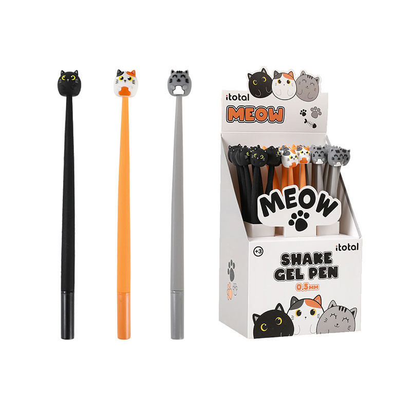 itotal Στυλό XL1164B Cat Flexible 25cm (1τμχ Τυχαία επιλογή Σχεδίου) - itotal
