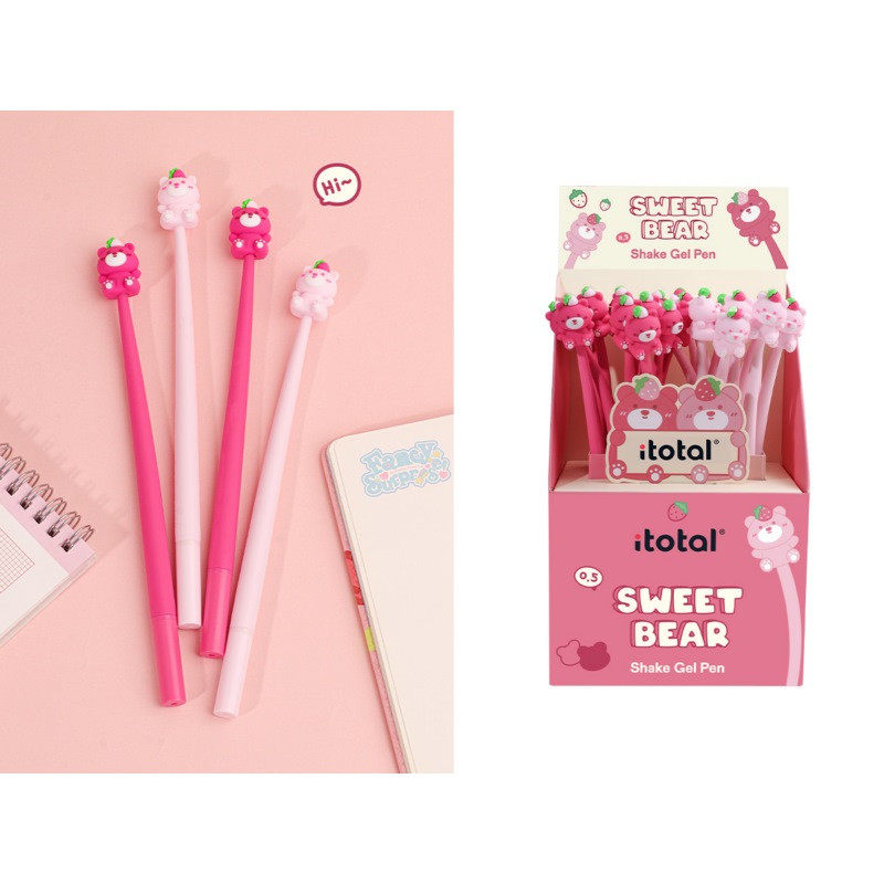 itotal Στυλό XL2475 Sweet Bear Flexible 25cm (1τμχ Τυχαία επιλογή Σχεδίου)