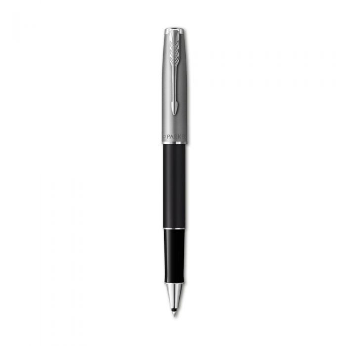 Parker Sonnet Essential Rollerbal Στυλό Black/Mat Steel Cap