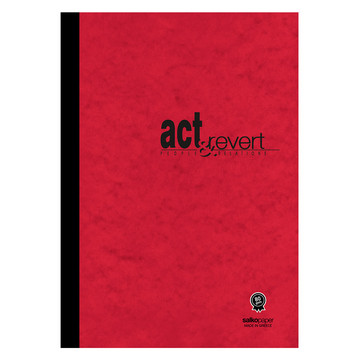 Salko Τετράδιο Ριγέ Κολλητό 2 Θεμάτων (Act & Revert Flex Book) 64 Φύλλων, 17x25cm