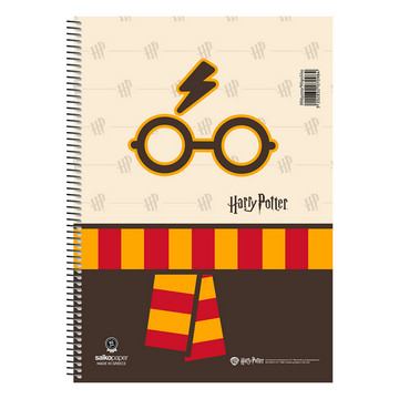 Salko Τετράδιο Σπιράλ 1 Θέμα (Harry Potter Charms) 30 Φύλλων/60 σελίδων, 17x25cm