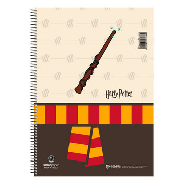 Salko Τετράδιο Σπιράλ 4 Θεμάτων (Harry Potter Charms) 120 Φύλλων/240 σελίδων, 17x25cm