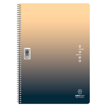 Salko Τετράδιο Σπιράλ 4 Θεμάτων (Origin) 120 Φύλλων/240 σελίδων, 17x25cm