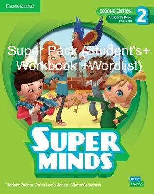 Cambridge - Super Minds 2 - Super Pack (Student's + Workbook + Wordlist) 2nd Edition