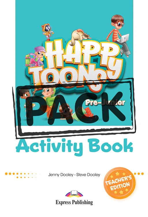 Happy Toons Pre-Junior Activity Book Teacher's Edition (with DigiBook App)