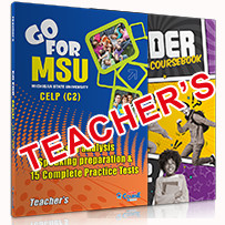 Super Course - Go for MSU C2 - Πακέτο Καθηγητή (MSU C2 15 PT, Insider C1-C2 Teacher's & Tests)