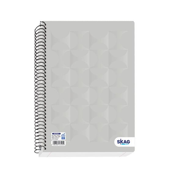 Skag(Learn) Τετράδιο Σπιράλ University Laminated 5 Θεμάτων 17x25cm  (Νο2335)
