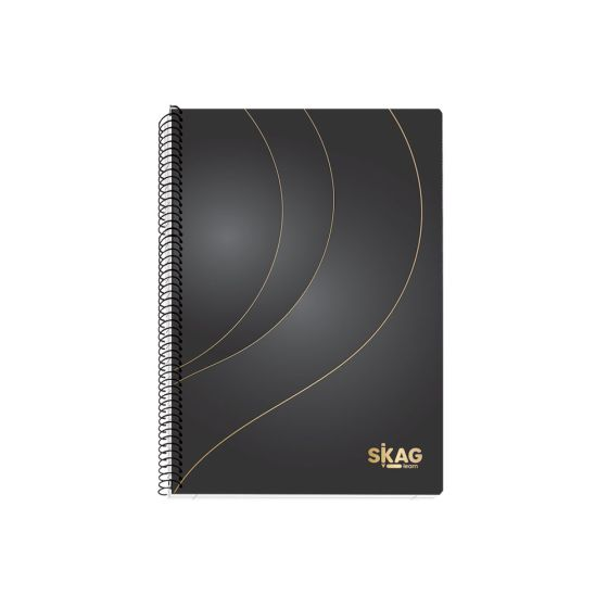Skag(Learn) Τετράδια Σπιράλ ''Gold & Silver' 2 θεμ, Α4 ,Νο.9352 (Διάφορα Χρώματα)