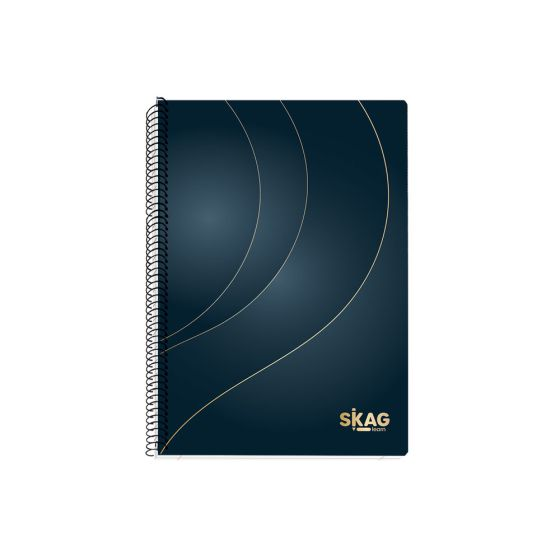 Skag(Learn) Τετράδια Σπιράλ ''Gold & Silver' 2 θεμ, Α4 ,Νο.9352 (Διάφορα Χρώματα)