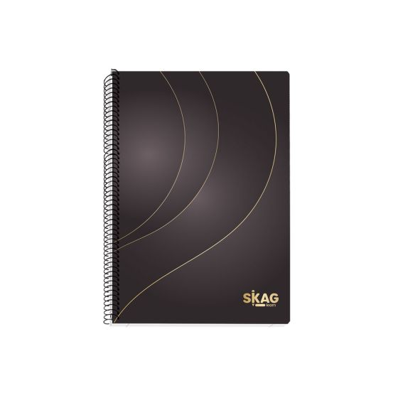 Skag(Learn) Τετράδια Σπιράλ ''Gold & Silver' 2 θεμ, Α4 ,Νο.9352 (Διάφορα Χρώματα)