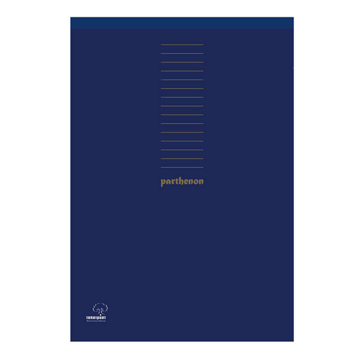 Typotrust Μπλοκ σημειώσεων ''Parthenon'' Ριγέ Α5 80 φύλλων