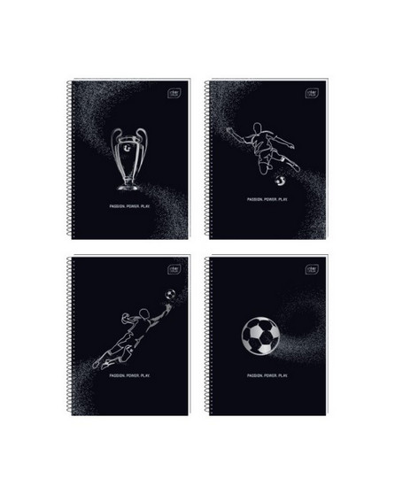 Interdruk Τετράδιο Σπιράλ 2 Θεμάτων, 21x29cm (Sports)