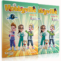 Super Course - Hobbyville Junior B - Πακέτο Μαθητή  (Coursebook, Activity, Ιbook, Folder με Stickers, Δωρα)