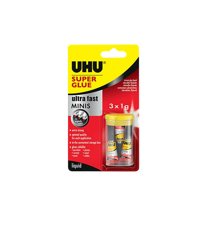 UHU Super Glue Minis 1gr (3τμχ)