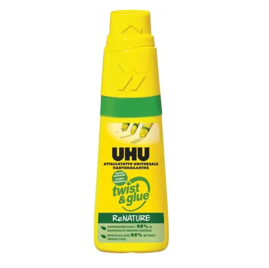 UHU Twist & Glue ReNATURE Κόλλα Γενικής Χρήσης 35ml