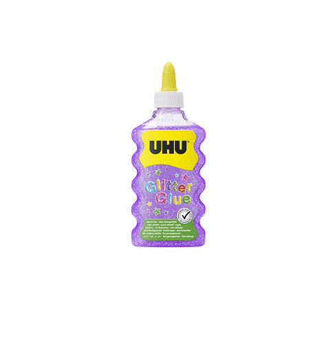 UHU Χρυσοκόλλα Glitter Glue 177ml (Μωβ)