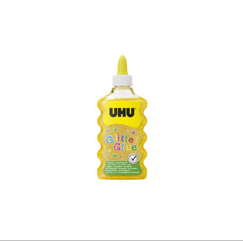 UHU Χρυσοκόλλα Glitter Glue 177ml (Χρυσό)