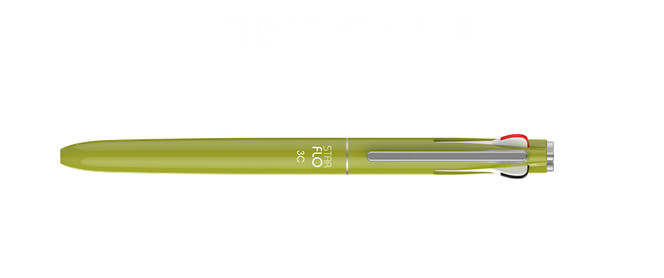 Morris Justclick Στυλό StarFlo 3C 0.7mm Lime Green (Με 3 Μελάνια Γραφής)