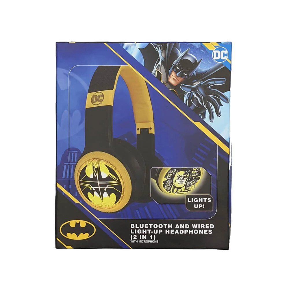 Batman Headphone Wireless LED On-Ear