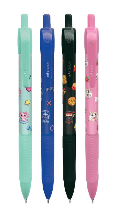 Interdruk Στυλό YUHU Semi Gel 0,7mm (Διάφορα Σχέδια)