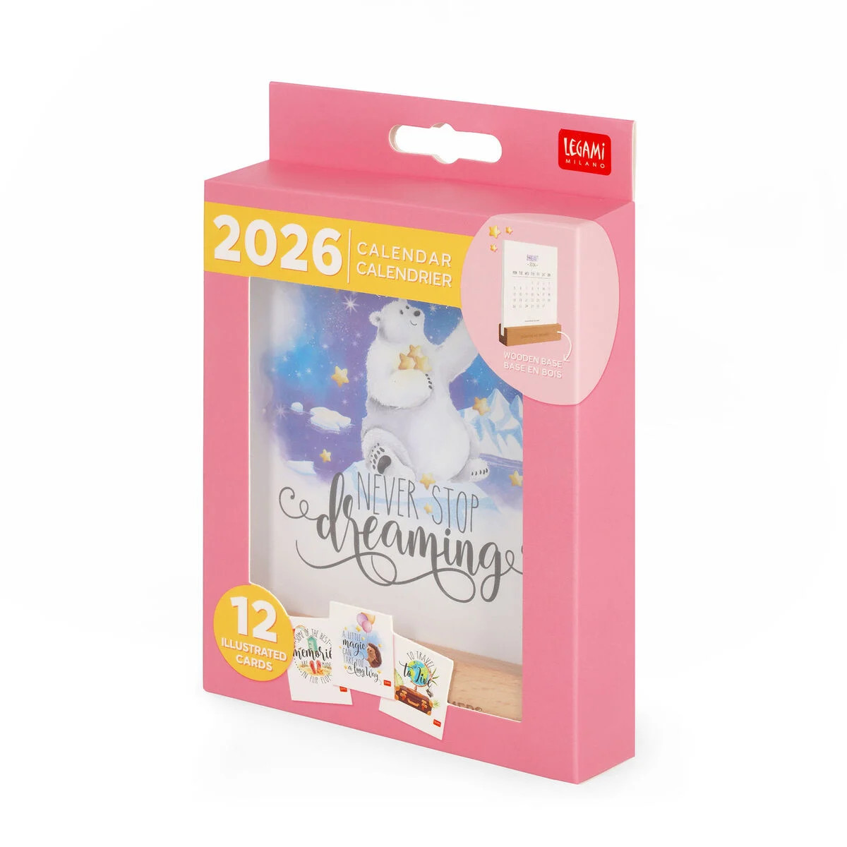 Legami Milano Ημερολόγιο με Ξύλινη Βάση (Aphorisms)