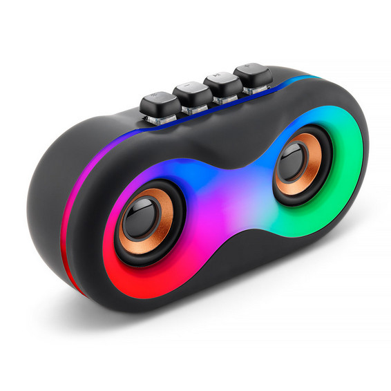 The Source Wireless Light-Up Retro Speaker (Ασύρματο Ηχείο με LED Φωτισμό)