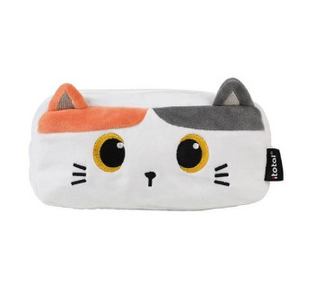 itotal Κασετίνα Plush με 1 Θήκη (Orange Cat)