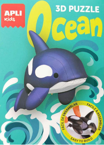 Apli Kids 3D Puzzle (Ocean - Whale)