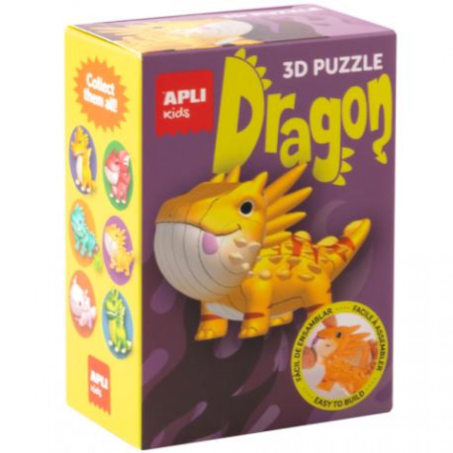 Apli Kids 3D Puzzle (Orange Dragon)