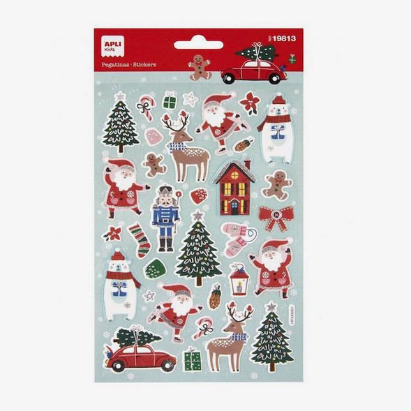 Apli Kids Christmas Ski (Χριστουγεννιάτικα Αυτοκόλλητα)