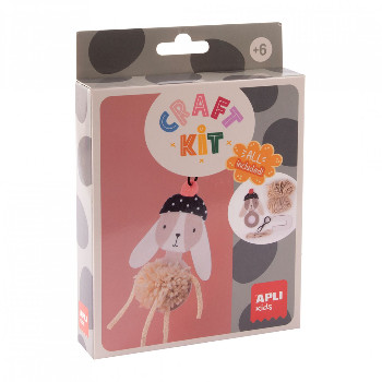 Apli Kids Craft Kit Pompom Bunny 3D (Κιτ Χειροτεχνίας)