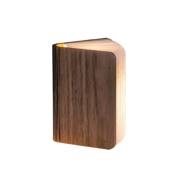 Gingko Mini Walnut Book Light (Ξύλινο Φωτιστικό Βιβλίο LED)