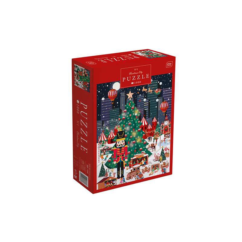 Interdruk Puzzle Christmas Box ''Christmas City'' 1000τμχ.