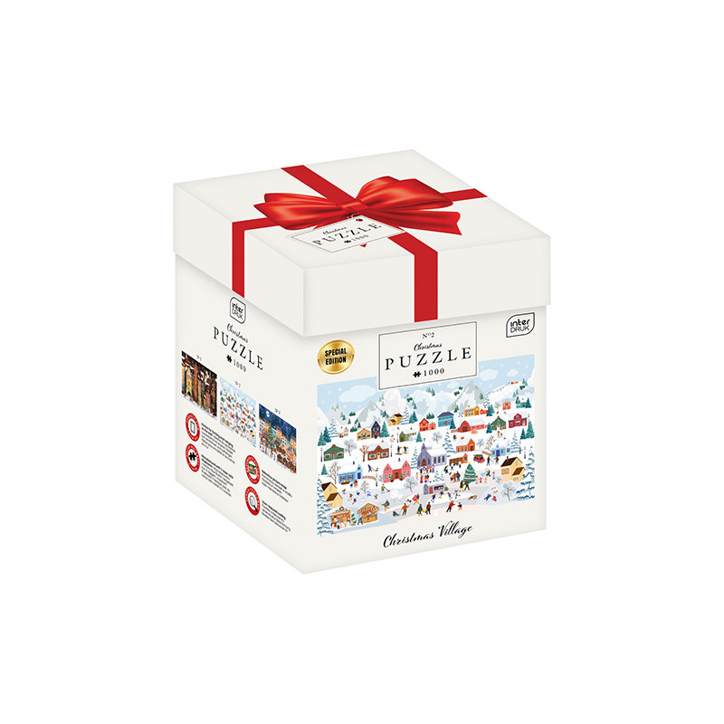 Interdruk Puzzle Christmas Box ''Christmas Village'' 1000τμχ.